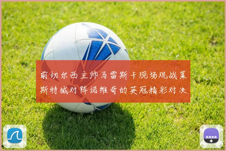 前切尔西主帅马雷斯卡现场观战莱斯特城对阵诺维奇的英冠精彩对决