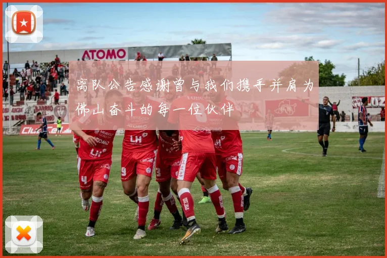 离队公告感谢曾与我们携手并肩为佛山奋斗的每一位伙伴