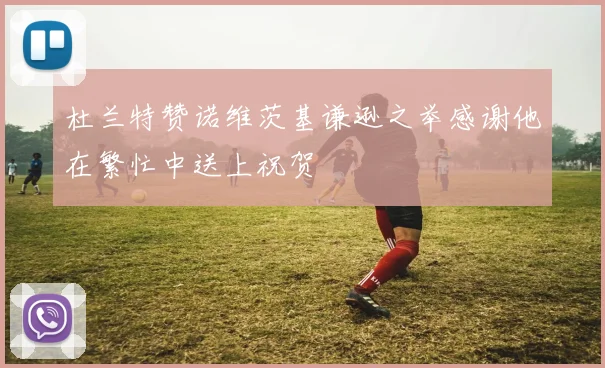 杜兰特赞诺维茨基谦逊之举感谢他在繁忙中送上祝贺